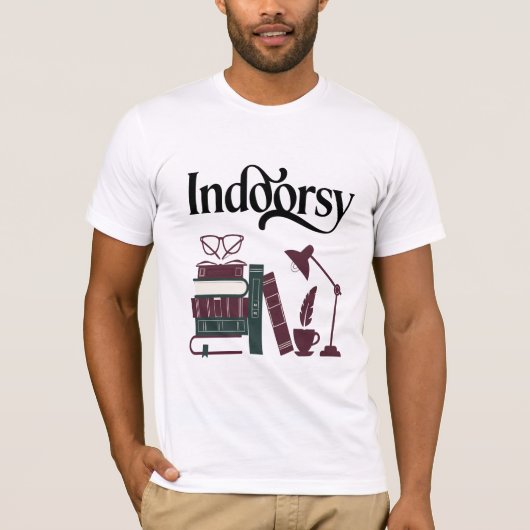 Indoorsy x Literatuur T-shirt (Voorkant)