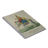 Indra, gegraveerd door Marlet et Cie (kleurenlitho Notitieboek (Rechterzijde)