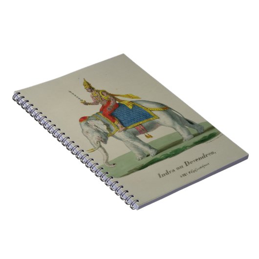 Indra, gegraveerd door Marlet et Cie (kleurenlitho Notitieboek (Rechterzijde)