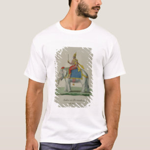 Indra, gegraveerd door Marlet et Cie (kleurenlitho T-shirt