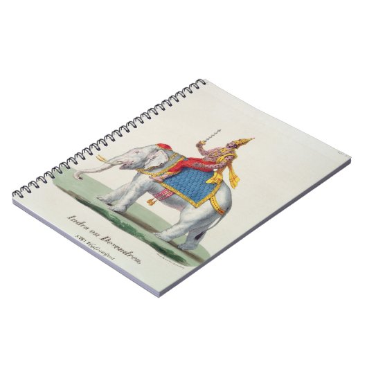 Indra of Devendra uit 'L'Inde francaise..', eng. Notitieboek (Linkerzijde)