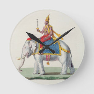 Indra of Devendra uit 'L'Inde francaise..', eng. Ronde Klok