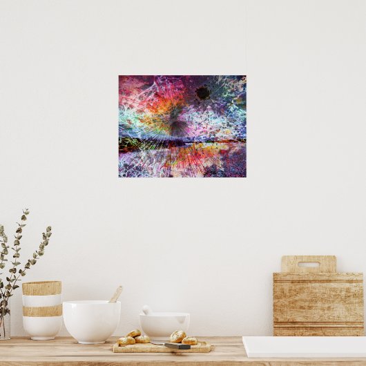 Indra's net poster (Keuken)