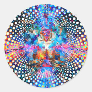 Indra's Net Ronde Sticker