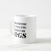 Indringende Honden Koffiemok (Voorkant links)