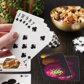 Indringende ruimtekoningen pokerkaarten (Insitu)