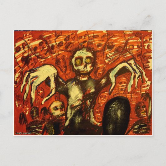 Indringers uit het graf briefkaart (Voorkant)