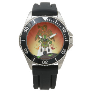 Indruk Native American Geïnspireerd Horloge