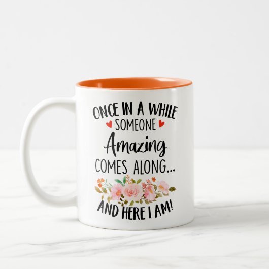 Indrukwekkend, af en toe komt er iemand geweldig tweekleurige koffiemok (Links)