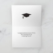 Indrukwekkend doctoraat! Afstuderen aangepaste kaa Kaart (Binnen)