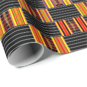 Indrukwekkend, gepimpeld Bright Kente-omslagpapier Cadeaupapier (Rol Hoek)
