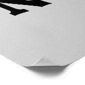 Indrukwekkend Mustache aangepast poster kleur (Hoek)