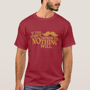 Indrukwekkend Mustache aangepast shirt - kies stij
