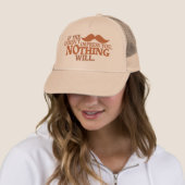 Indrukwekkend Mustache-pet - kies kleur Trucker Pet (In situ)