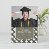 Indrukwekkende Afstudeerder Fotouitnodiging Kaart (Staand voorkant)