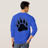 Indrukwekkende Beer Pak Afgedrukt op het achterste T-shirt (Achterkant volledig)