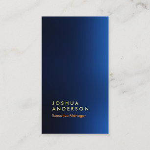 Indrukwekkende, blauwe, scherpe, professionele mod visitekaartje
