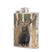 Indrukwekkende Bull Moose Heupfles (Links)