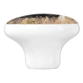 Indrukwekkende Bull Moose Keramische Knop (Zijkant)