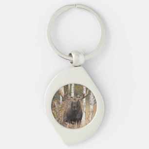 Indrukwekkende Bull Moose Sleutelhanger