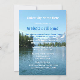 indrukwekkende ceremonie van het afstuderen van he kaart