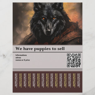 indrukwekkende Duitse herder Flyer