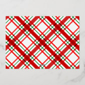 Indrukwekkende Gold Lines met kerstcadefoto's Lijs Folie Feestdagenkaart (Achterkant)