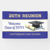 Indrukwekkende klasse reünie spandoek (Horizontaal)