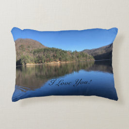 Indrukwekkende Lake Uitzicht Accent Pillow Accent Kussen