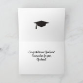 indrukwekkende mastergraad! Afgestudeerd Kaart (Binnen)