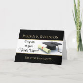 indrukwekkende mastergraad! Afgestudeerd Kaart (Voorkant)