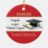 indrukwekkende mastergraad! Afgestudeerd Keramisch Ornament (Voorkant)