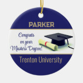 indrukwekkende mastergraad! Afgestudeerd Keramisch Ornament (Voorkant)