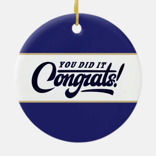 indrukwekkende mastergraad! Afgestudeerd Keramisch Ornament (Achterkant)