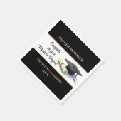 indrukwekkende mastergraad! Afgestudeerd Servet (Hoek)