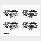 Indrukwekkende Mustache stickers voor aangepaste k (Vel)