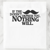 Indrukwekkende Mustache stickers voor aangepaste k (Tas)