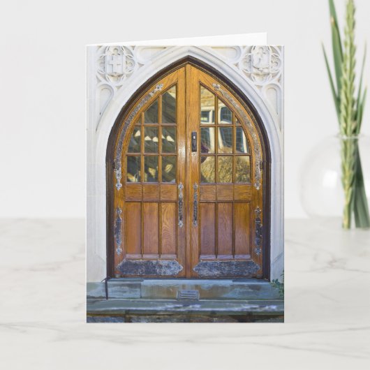 Indrukwekkende Overspannen Deur - Lege Kaart (Voorkant)