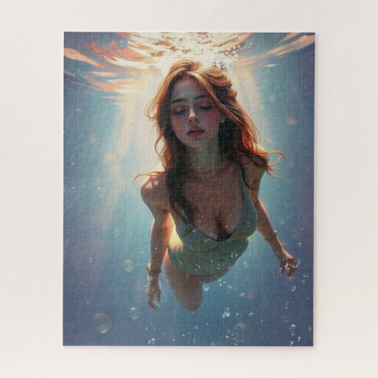 Indrukwekkende puzzel met oceaanthema legpuzzel (Verticaal)