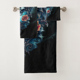Indrukwekkende, realistische schedel, bad handdoek
