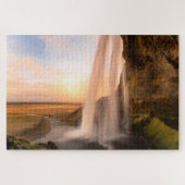 Indrukwekkende Seljalandsfoss Waterfall Puzzles Legpuzzel (Horizontaal)