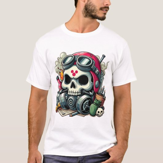 Indrukwekkende Skull T-shirt (Voorkant)