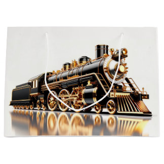 Indrukwekkende trein geschenk tas groot cadeauzakje