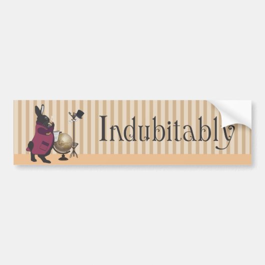 INDUBITABEL BUMPERSTICKER (Voorkant)