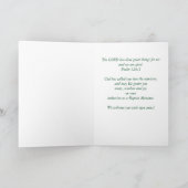 Inductie van de doopsgezinde minister Gefeliciteer Kaart (Binnen)