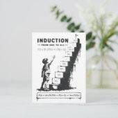INDUCTION BRIEFKAART (Staand voorkant)