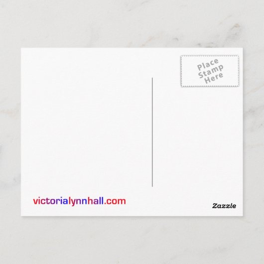 Induge in creativiteit fotografie briefkaart (Achterkant)