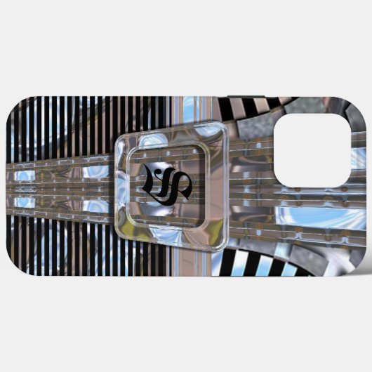 Indulgence Art Deco Monogram Case-Mate iPhone Case (Achterkant (horizontaal))