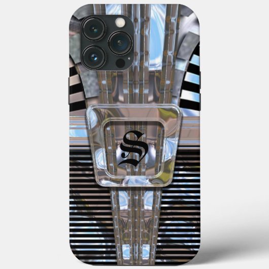 Indulgence Art Deco Monogram Case-Mate iPhone Case (Achterkant)