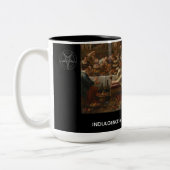 Indulgence is the Purpose of Life Tweekleurige Koffiemok (Links)